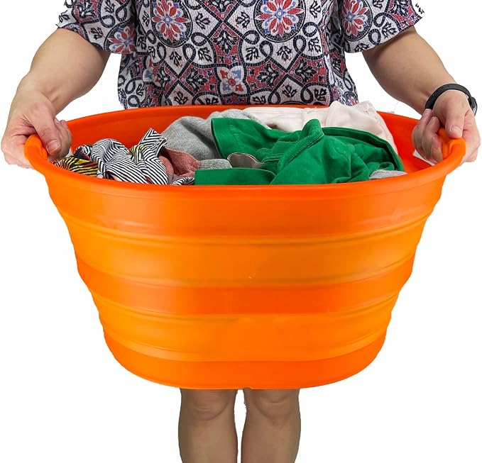 SAMMART 23L Collapsible Plastic Laundry Basket - Image 8