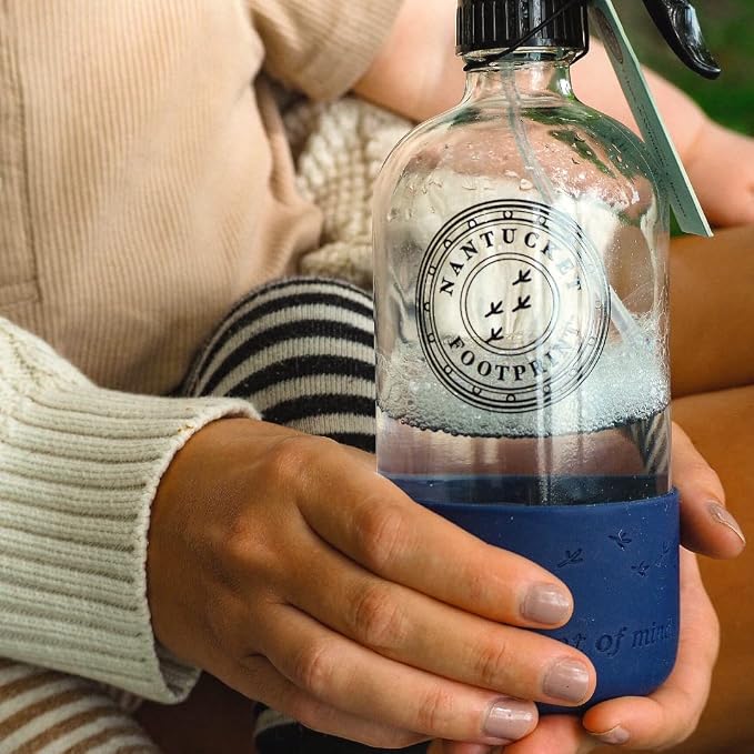 Empty Clear Glass Spray Bottles |16 oz Glass Spray Bottle | Silicone Based - Image 2