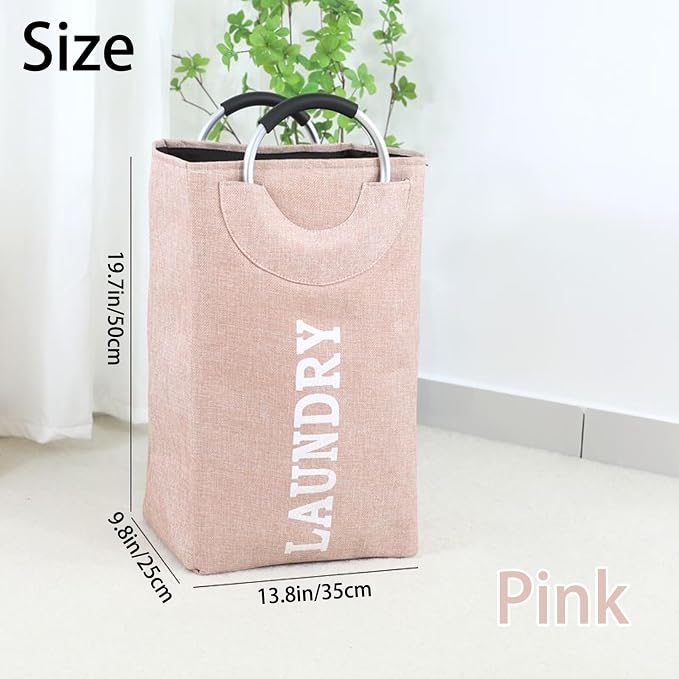 Collapsible Laundry Hamper Bag - 45L/12 Gallon Waterproof Freestanding Clothes - Image 6