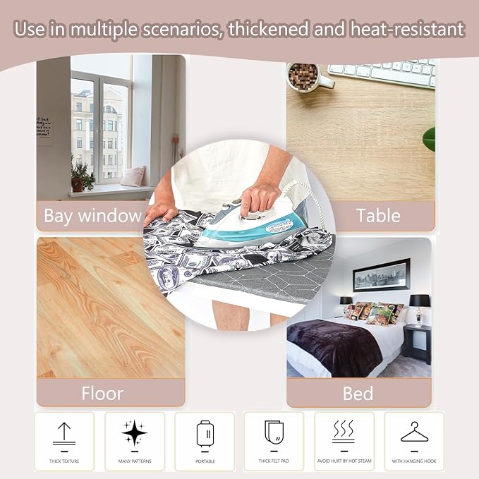 Foldable Hanging Steam Board, Over Door Steamer Mat - Image 4