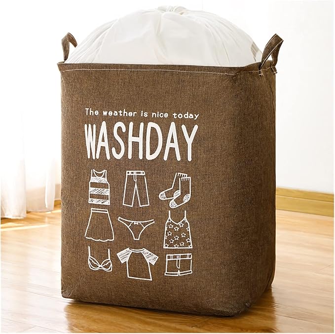 75L Large Laundry Basket, Foldable Storage Laundry Hamper by Unknown