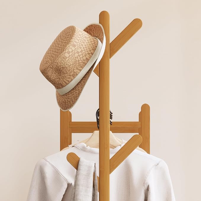 Bamboo Clothes Rack, Garment Rack - Image 7