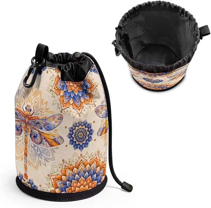 Clothespin Storage Bag with Hooks & Drawstring Closure Bohemian Mandala - Image 2