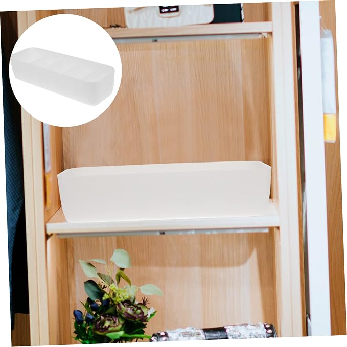 TEHAUX 2pcs Socks Container Underwear Storage Box Solid Dividers Crumple Easy - Image 2