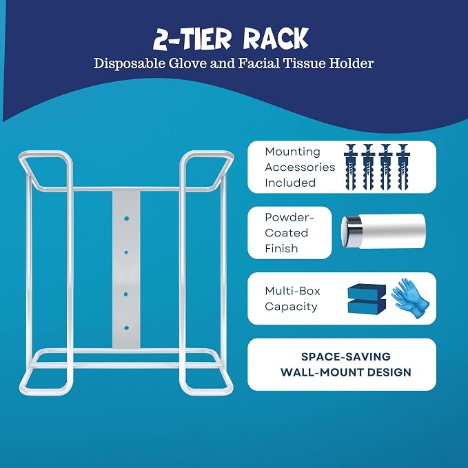 Glove Box Holder Wall Mount Dispenser - Image 2