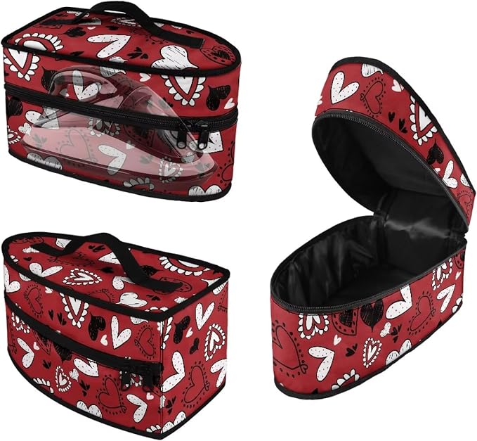 Red Love Heart Iron Storage Case by Maiyoinou