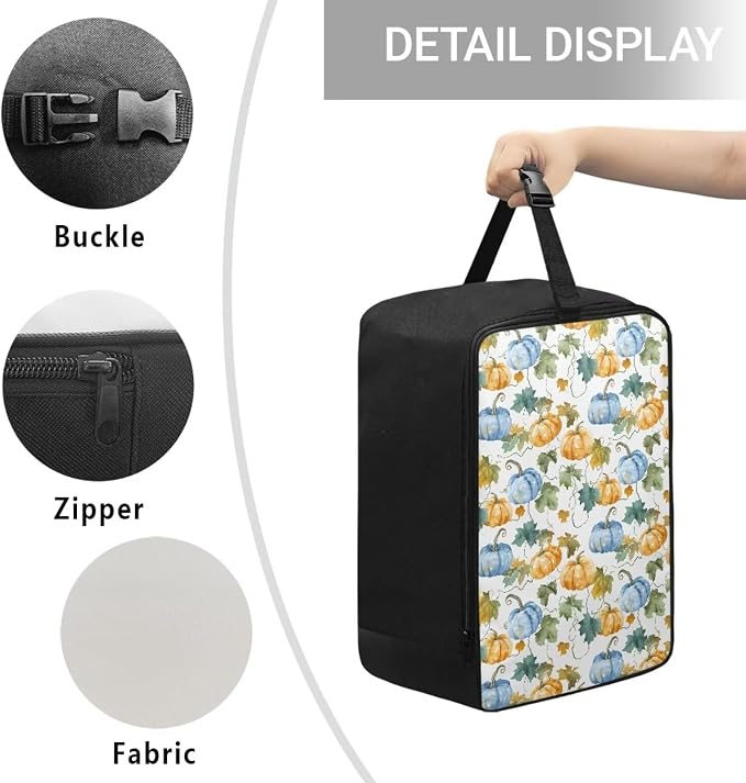 Universal Steamer Case Pumpkin Zippered Protective Pouch - Image 5