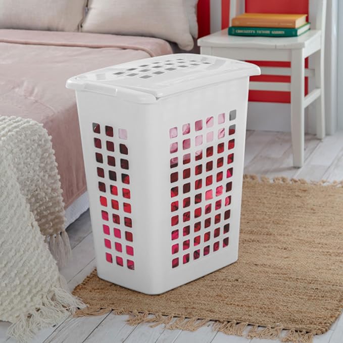 Sterilite Rectangular LiftTop Laundry Hamper - Image 5
