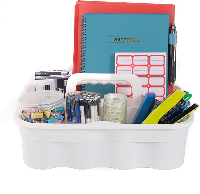 Matthew Large Plastic Tote Tool & Deluxe Supply Cleaning Caddy - Image 6