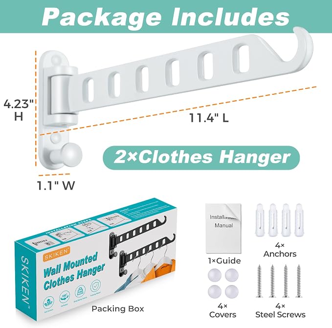 Laundry Drying Rack Wall Mounted - Image 6