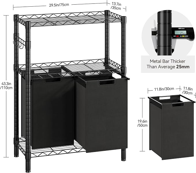 GAOMON Laundry Hamper, Laundry Sorter - Image 2