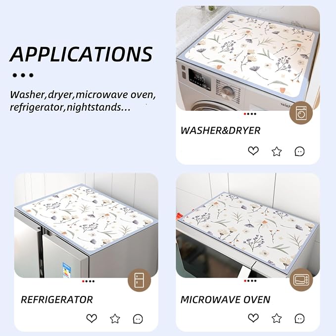 Marine Print Washing Machine Mat - Image 4