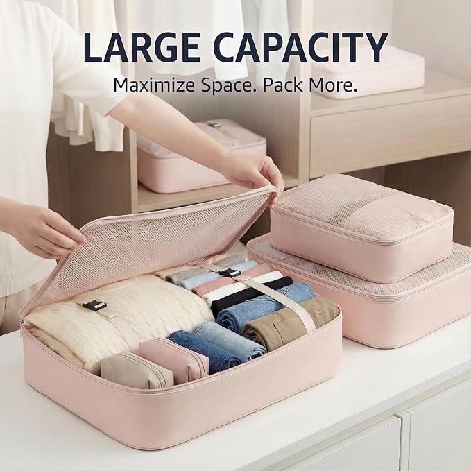 8 Set Packing Cubes for Travel - Image 5
