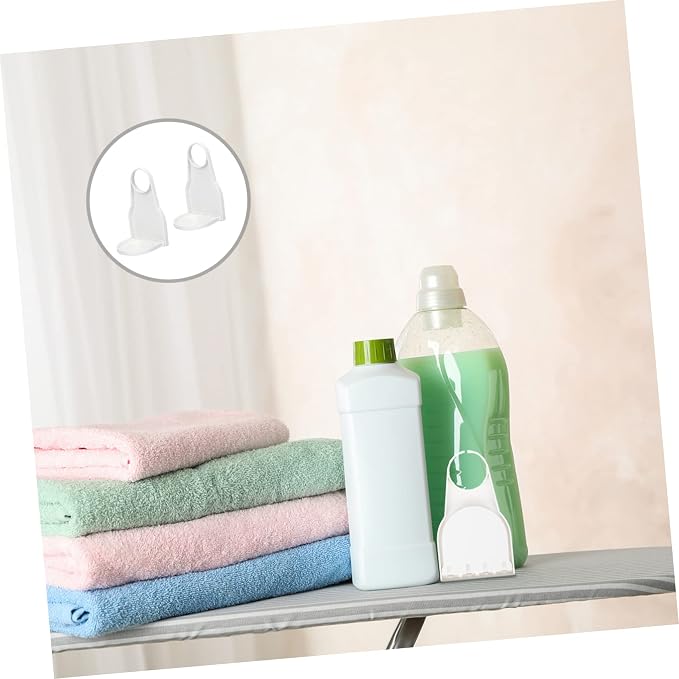 2-Pack Laundry Cup Holder Drip Tray Foldable Plastic Design Fabric Softener - Image 7