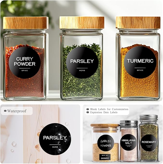 245 Spice Jar Labels - Image 3