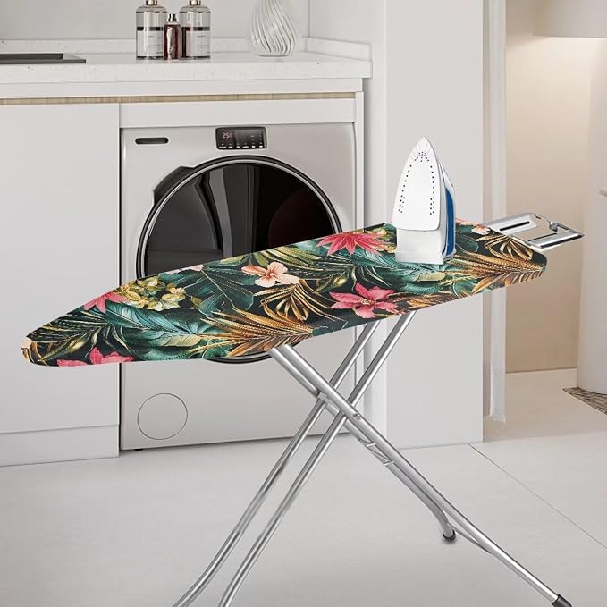 Leaves Floral Ironing Board Covers Standard Stylish Washable Ironing Board - Image 2