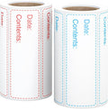 350 PCS Printholic 1" x 3" Food Storage Stickers, Removable Freezer Labels by Printholic