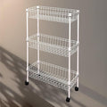 NSF white 3-layer storage rack, refrigerator crevice rack, washing machine by GUANGFOSHUN