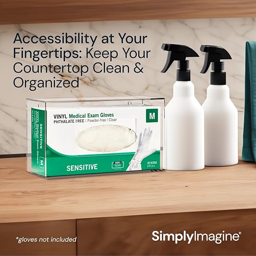 Acrylic Disposable Glove Box Dispenser - Image 2
