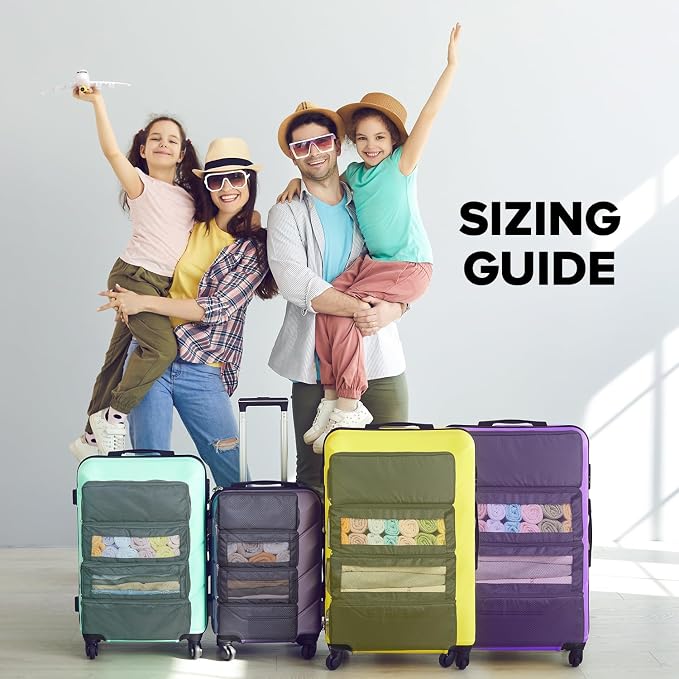 Suitcase Organizer, Travel Luggage Organizer Hanging Shelves Packing Cube - Image 7