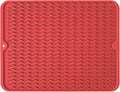 Silicone Dish Drying Mat, Non-Slip Easy Clean Sink Mat Large Heat-resistant by MODENGKONGJIAN