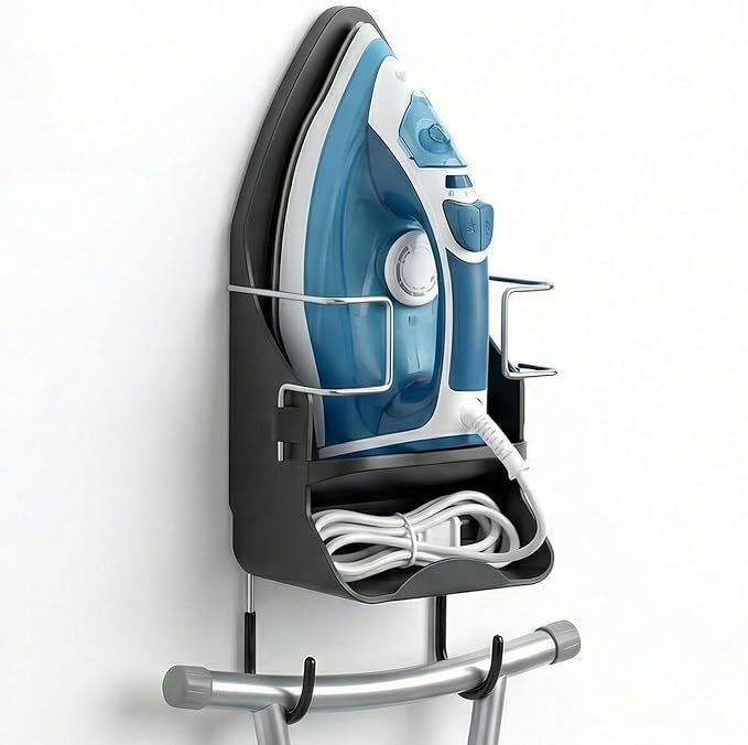 DOUBLE 2 C Ironing Board Hanger Wall Mount Electric Iron Holder Iron and by DOUBLE2C