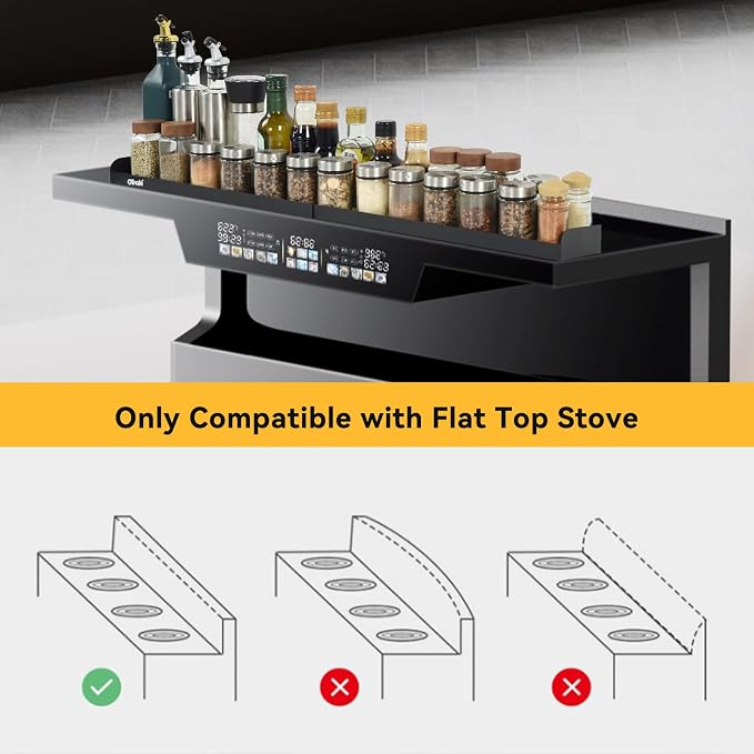 OTraki Magnetic Stove Top Shelf Spice Rack - Image 8