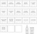 Laundry Labels 18 Pcs Waterproof Laundry Room Labels by Unknown
