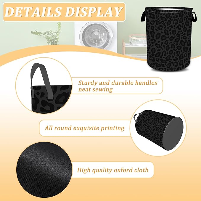 Laundry Hamper, Oxford Waterproof Foldable Clothes Storage Bin, Toy Organizer - Image 6
