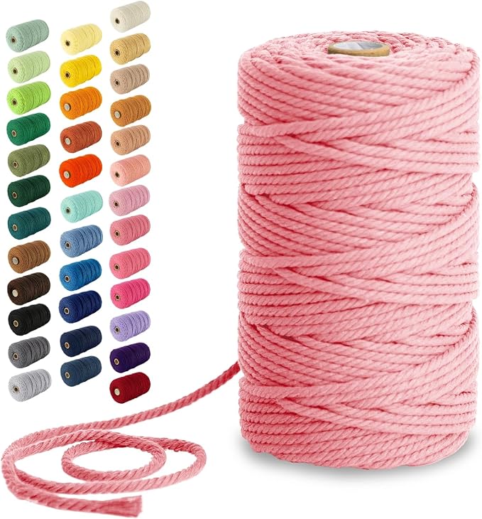 Nook Theory Macrame Cord - 4mm 109 Yards Cotton Rope by NookTheory