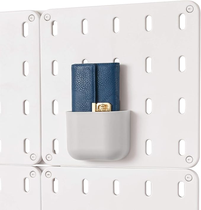 iDesign Cade BPA-Free Plastic Modular Hanging Pegboard Organizer Storage Bin - Image 3
