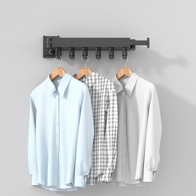 Clothes Drying Rack, Laundry Drying Rack Wall Mount - Image 3