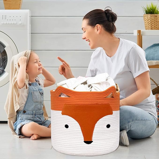 Cotton Rope Laundry Basket - Image 6