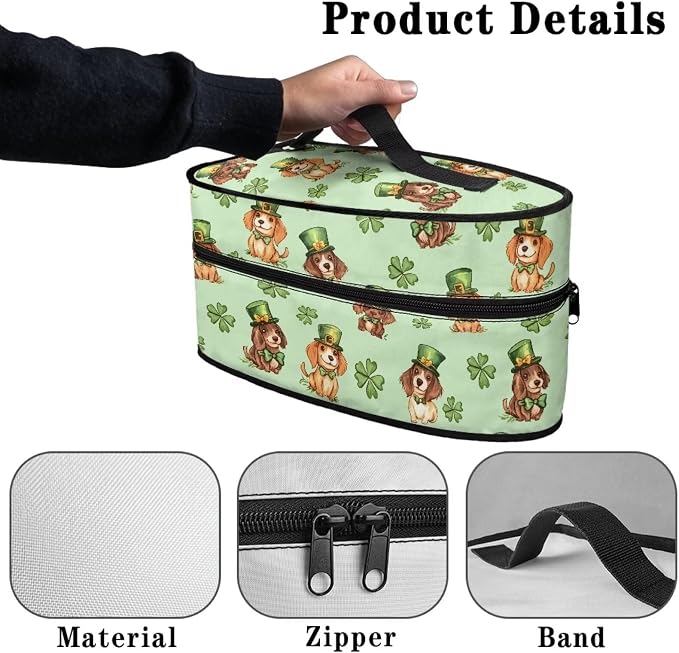Saint Patricks Day Iron Storage Bag Fits Traveling Outing Lightweight Cute Iron - Image 5