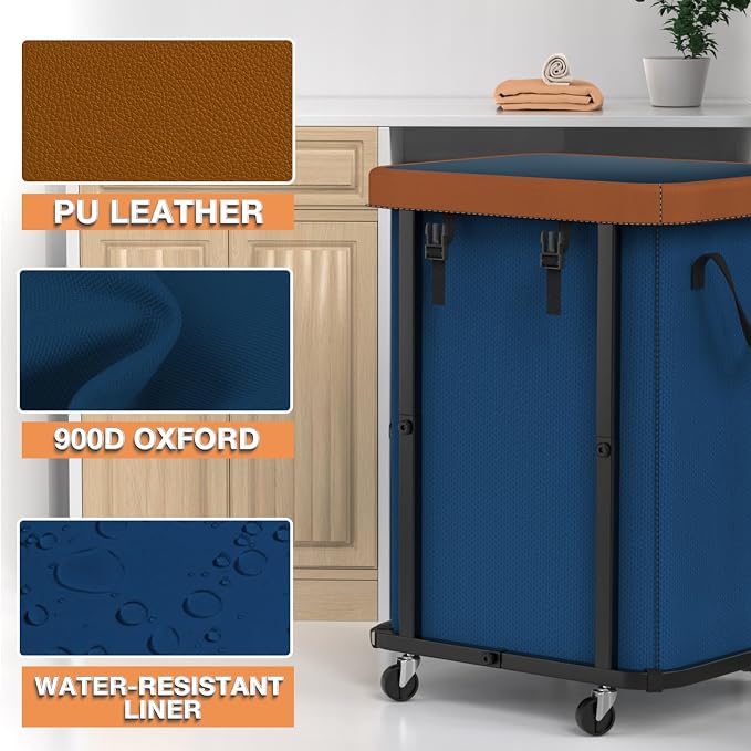 150L Large Fashion Laundry Basket - Image 2