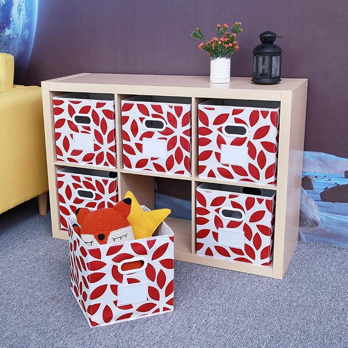 MAX Houser Fabric Storage Bins Cubes Baskets Containers - Image 4