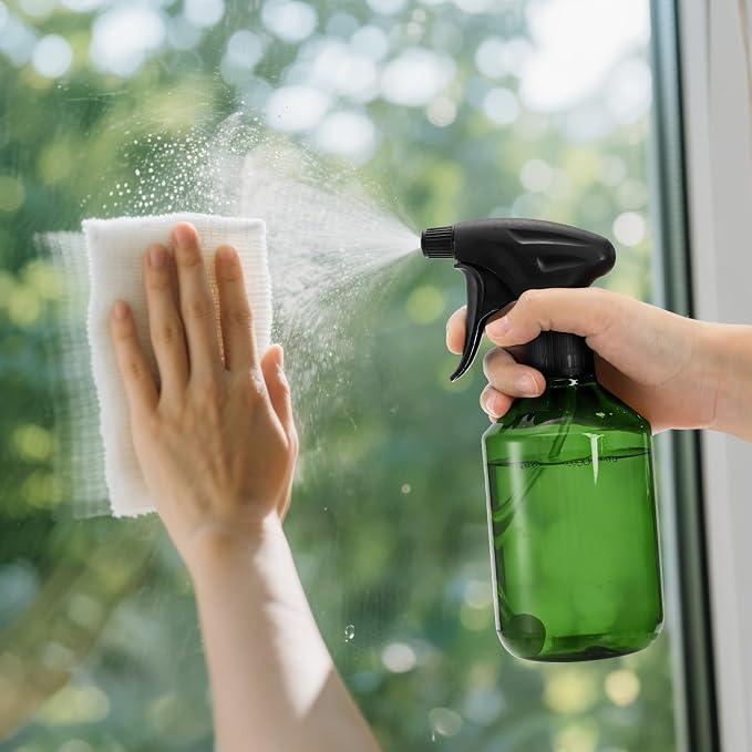 Bekith 6 Pack 360° Plastic Spray Bottles, 17oz/510ml Empty Refillable Containers - Image 6