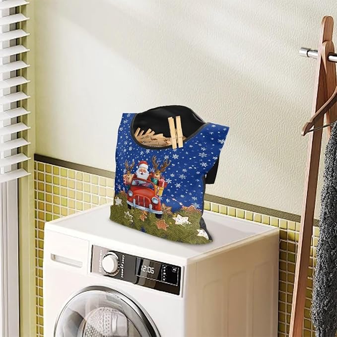 Santa Claus Clothespin Bag - Image 3