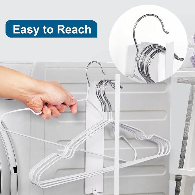EASTTOWEST Magnetic Hanger Organizer Stacker, Clothes Hanger Storage Rack - Image 5