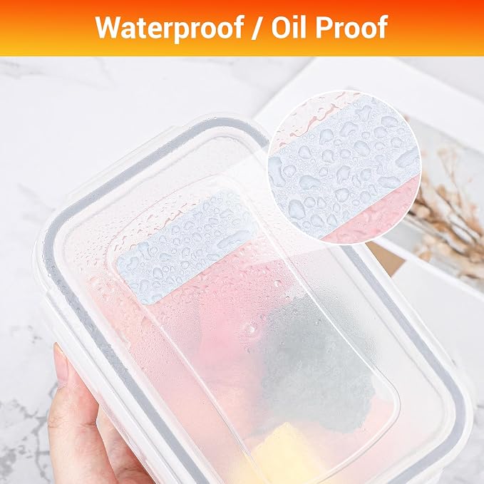 Segarty Labels for Food Containers, Reusable Removable Pantry Stickers for - Image 4