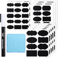 Mr. Pen- Chalkboard Labels, 1 White Chalk Marker and Small Towel, Label Stickers by MrPen