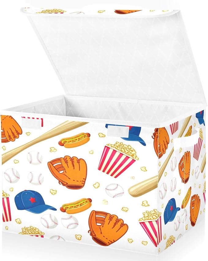 Nander Baseball Gloves Storage Basket Storage Boxes - Image 2