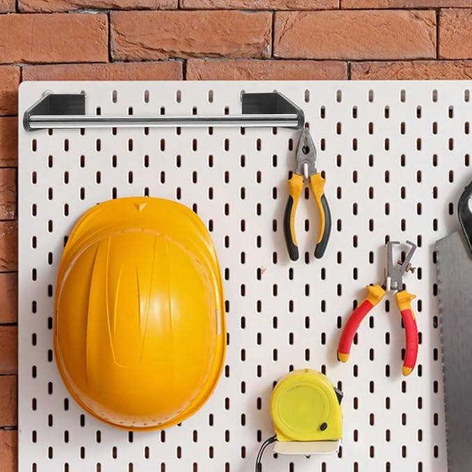 UPKOCH Pegboard Wall Organizer Hooks and Stainless Steel Shelf Brackets - Image 8