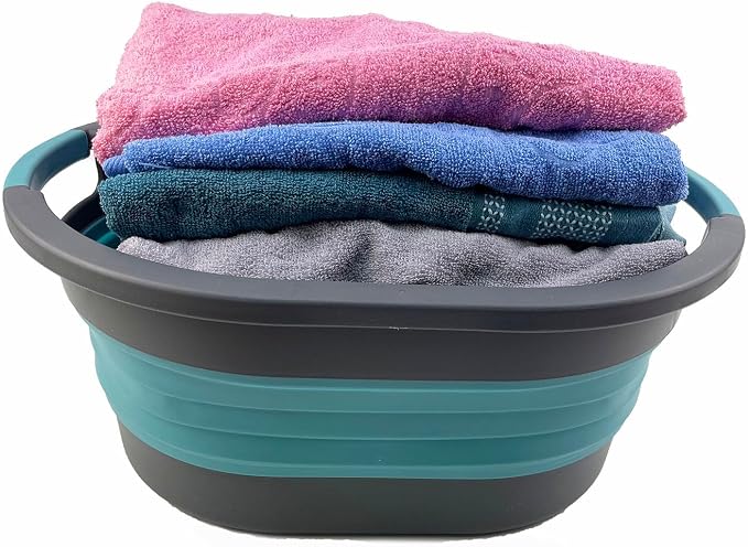SAMMART 23L Collapsible Plastic Laundry Basket - Image 5