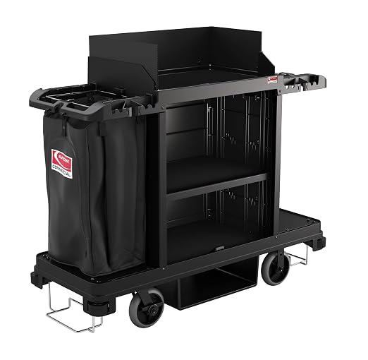 Suncast Commercial Standard Housekeeping Cart - Image 10