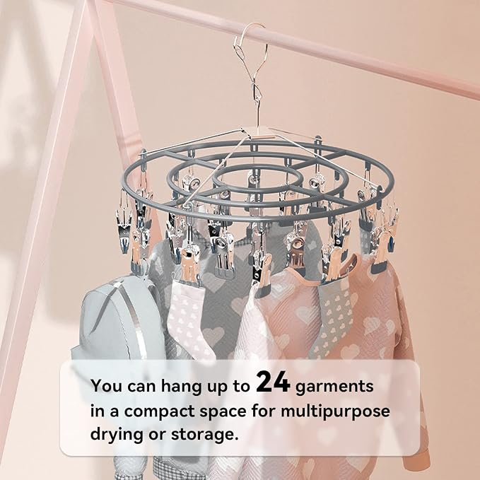 2 Pack Underwear Drying Rack, Laundry Hanger - Image 7