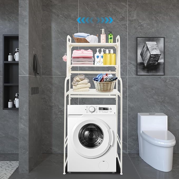 Over Washer and Dryer Shelves, Heavy Duty Laundry Room Storage Organization - Image 4