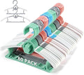 Baby Hangers for Closet Adjustable, Extendable & Stackable Kids Hangers by PIGLOG
