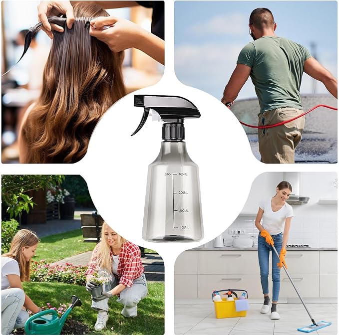 Refillable Spray Bottles - 500ml Empty Mist Container - Image 4