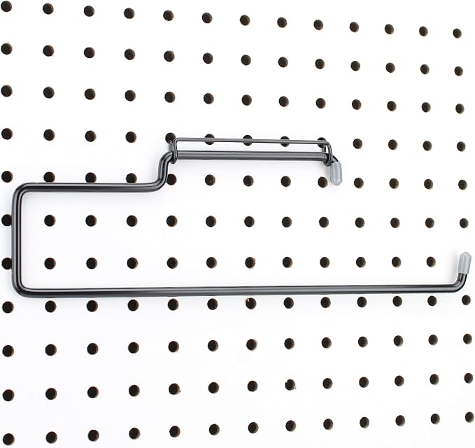 RightArrange One-Handed Tear Pegboard Paper Towel Holder - Image 3